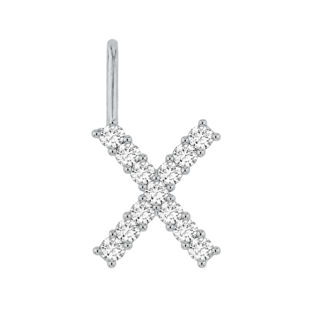 Diamond Initial Charm E118016