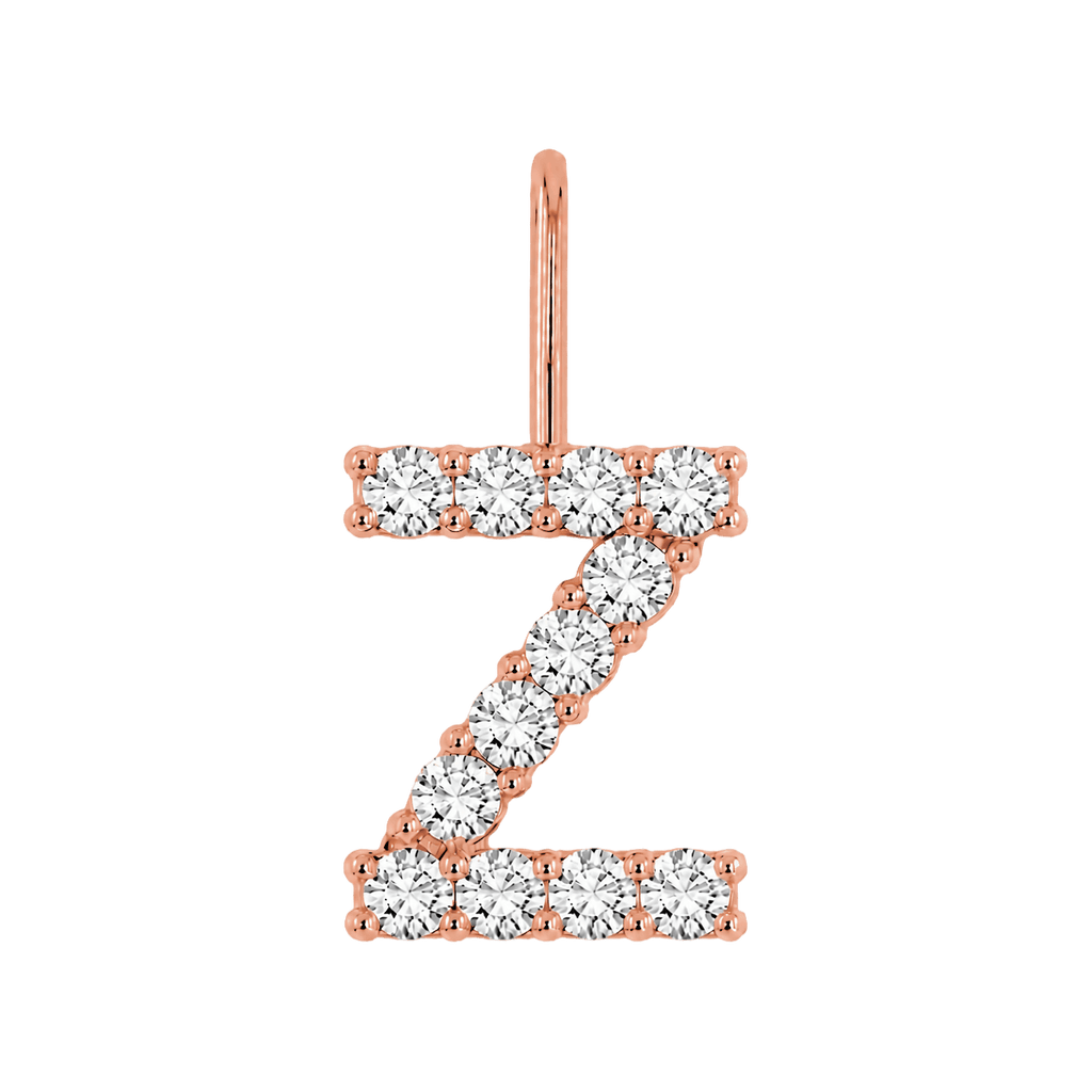 Diamond Initial Charm E118016