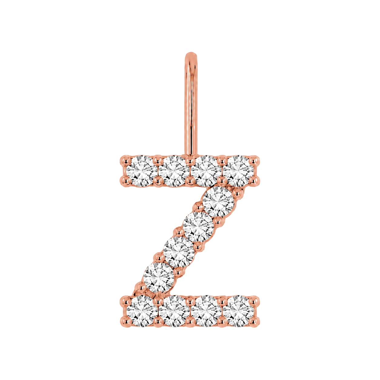 Diamond Initial Charm E118016