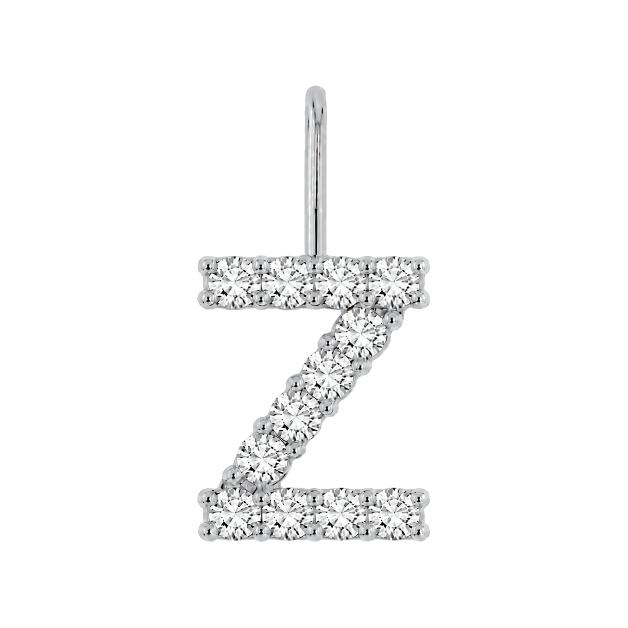 Diamond Initial Charm E118016