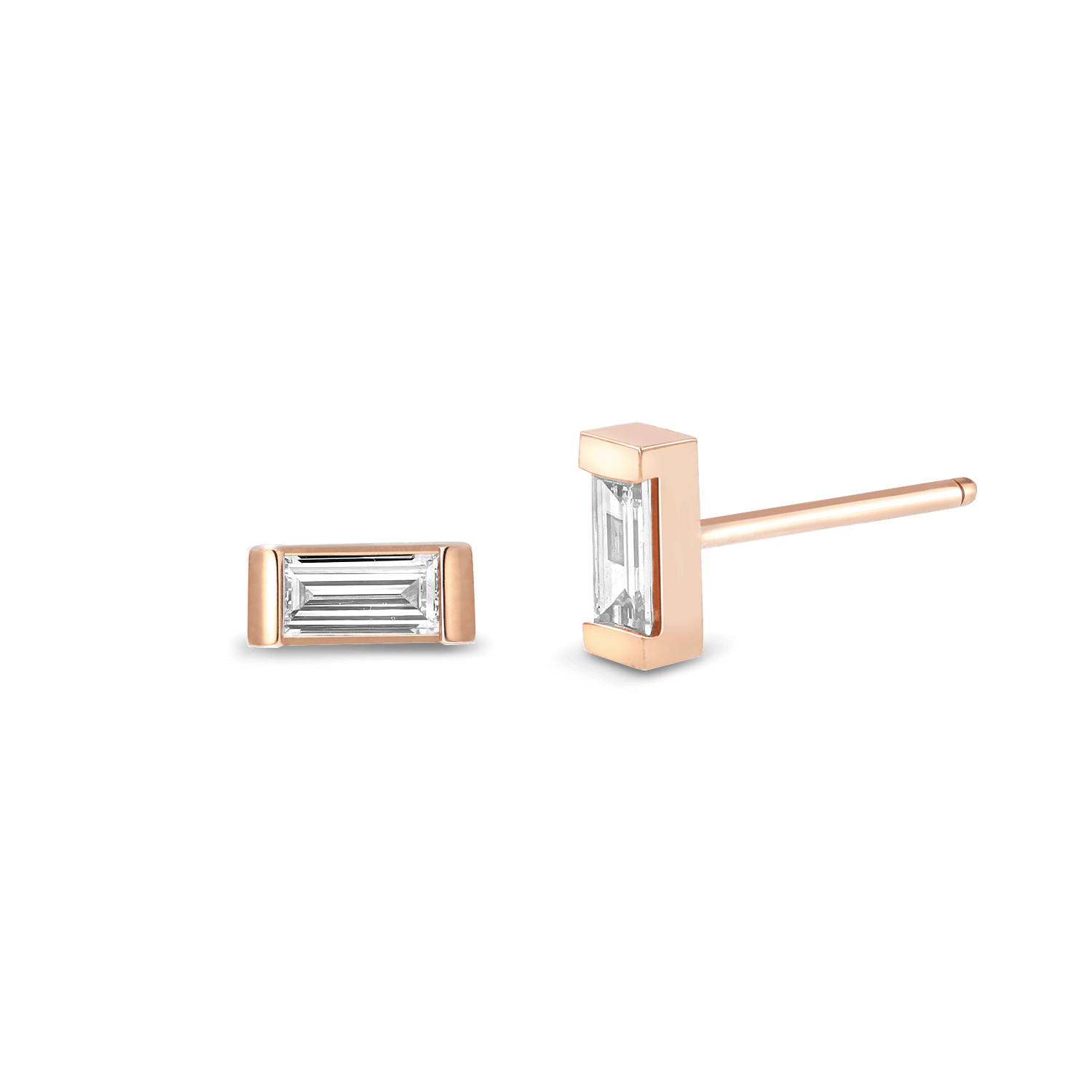 Diamond Stud Earrings E74869