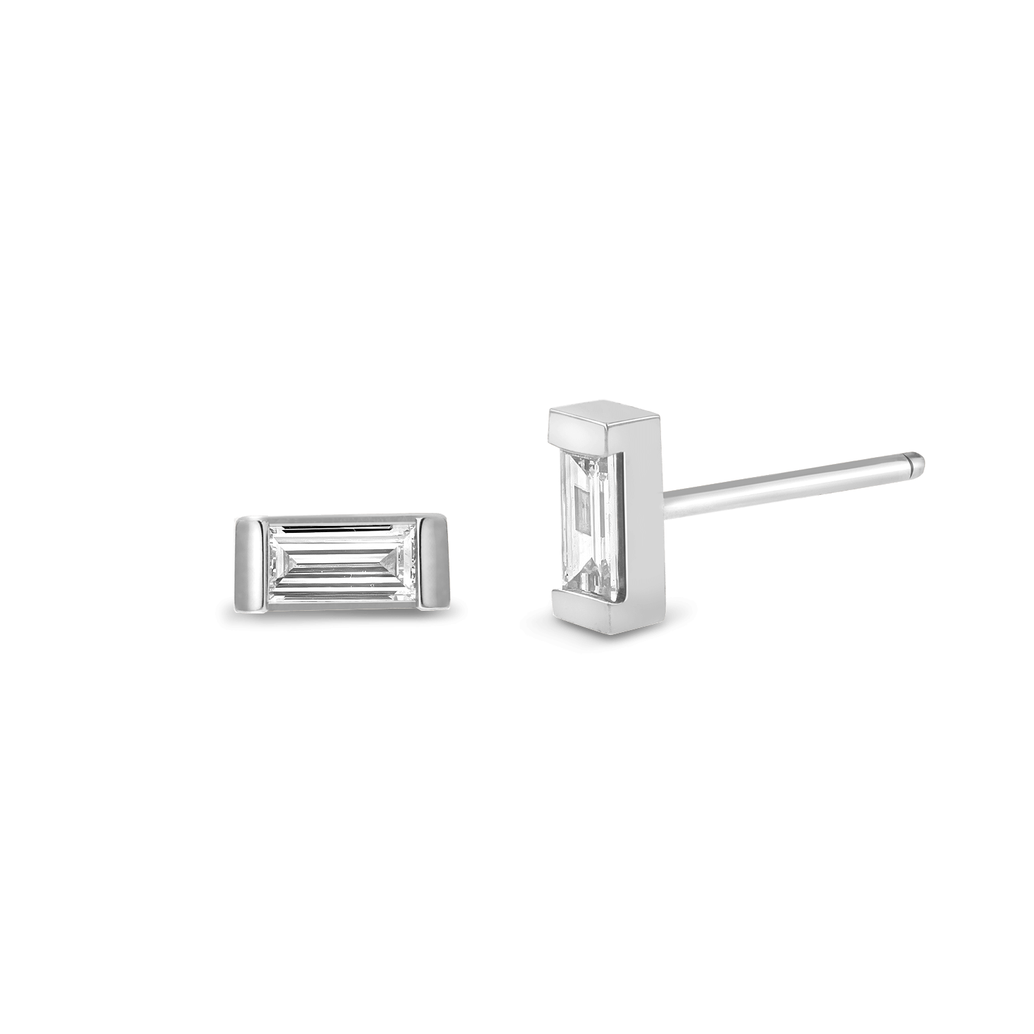 Diamond Stud Earrings E74869