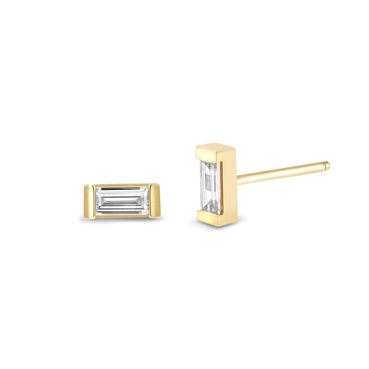 Diamond Stud Earrings E74869
